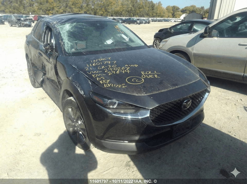 Mazda CX-30 crashed total loss Canada